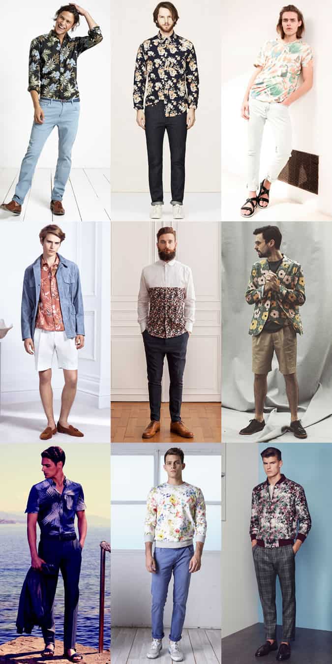 Men's Floral Print Lookbook - Spring/Summer Outfit Inspiration