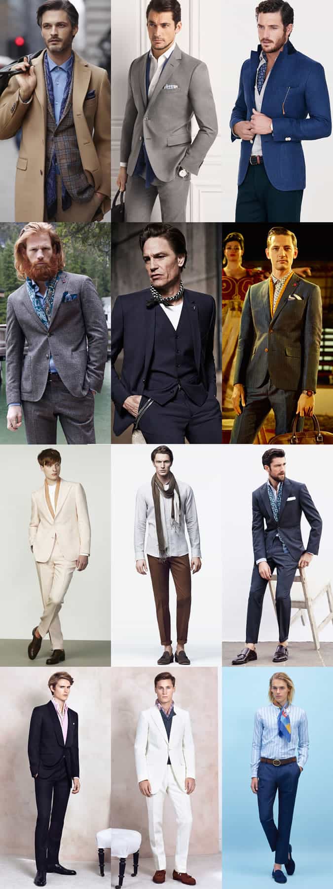 Men's Tie Alternatives Outfit Inspiration Lookbook