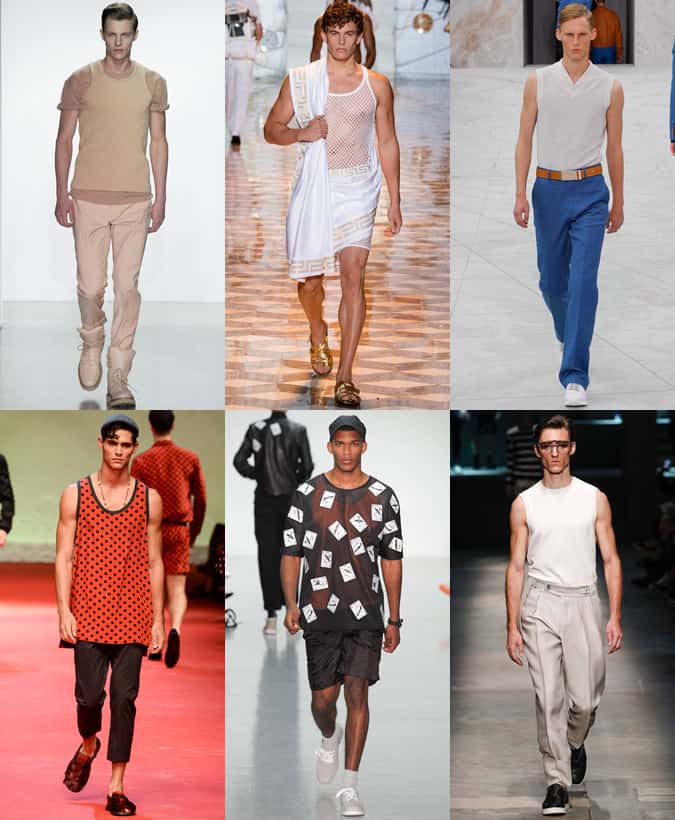 Men's Vest On The SS15 Runways