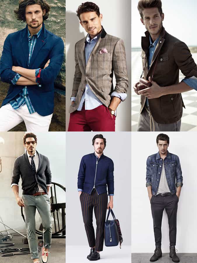 Men's Pushed Up Sleeves Outfit Inspiration Lookbook