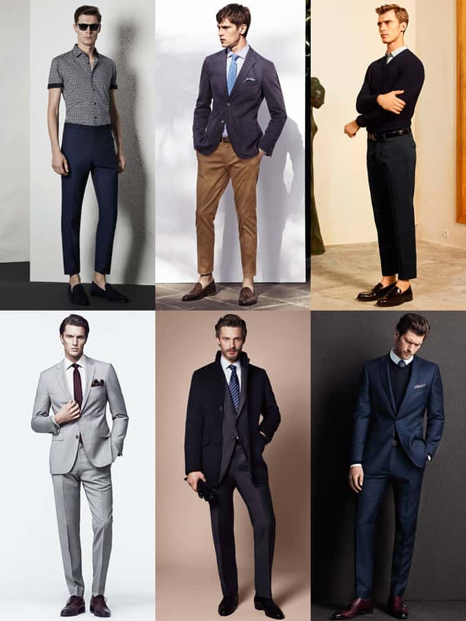 Men's Contemporary Trouser Lengths Lookbook
