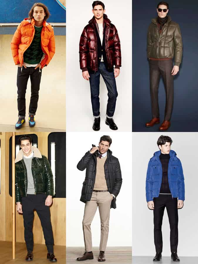 Men's Puffa Jacket Outfit Inspiration Lookbook