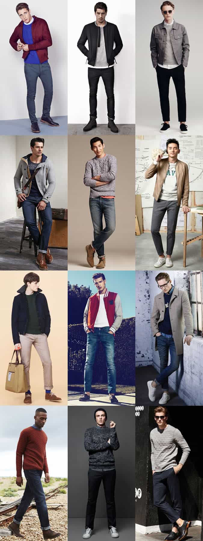 Men's University Style - Casual/Day Wear Outfit Inspiration Lookbook