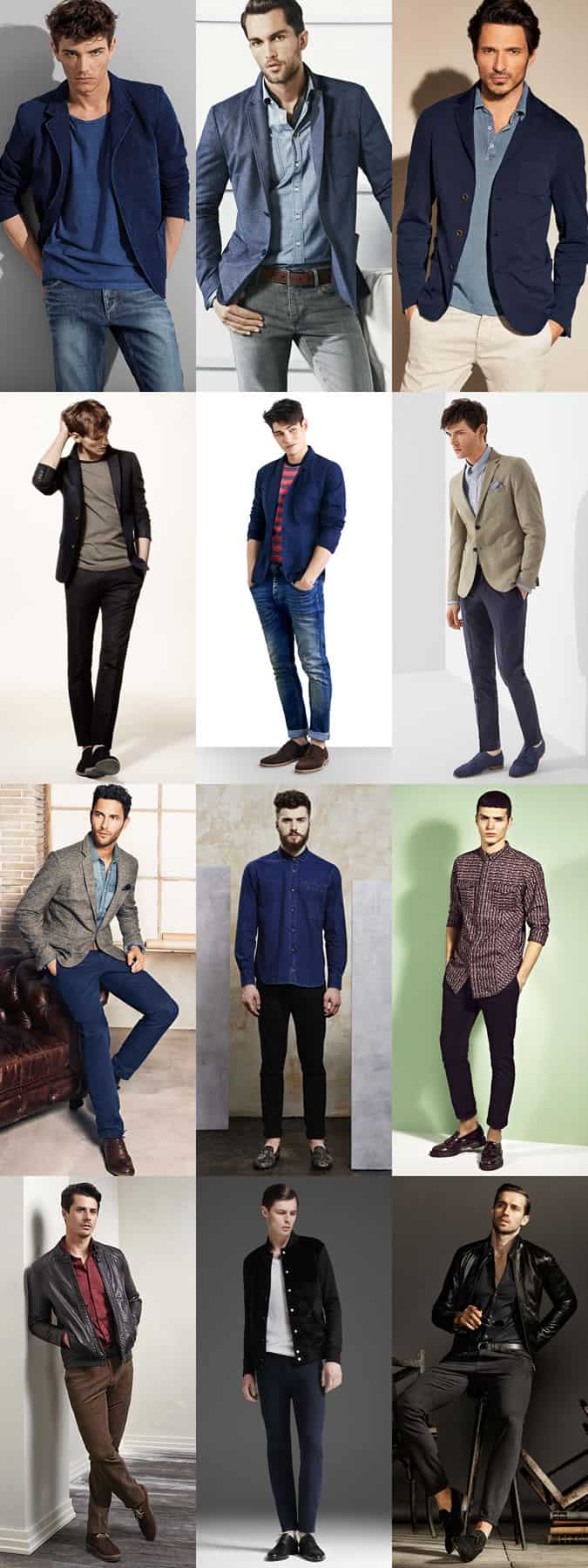 Men's University Style - Night Out/Evening Wear Outfit Inspiration Lookbook