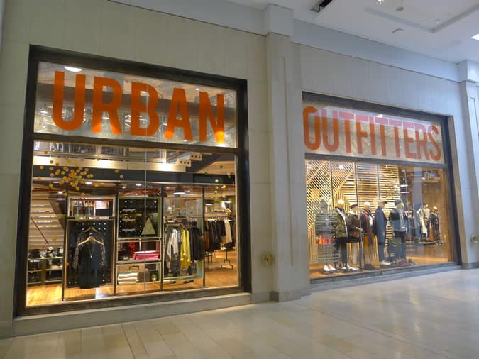 Urban Outfitters Leicester Store