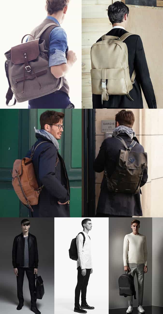Men's SBackpacks Outfit Inspiration Lookbook