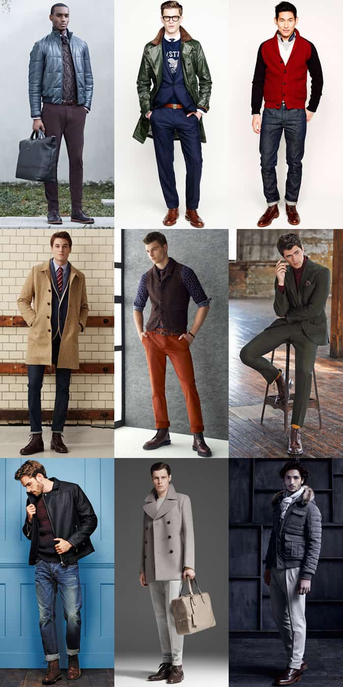 Men's Brogue Boot Outfit Inspiration Lookbook