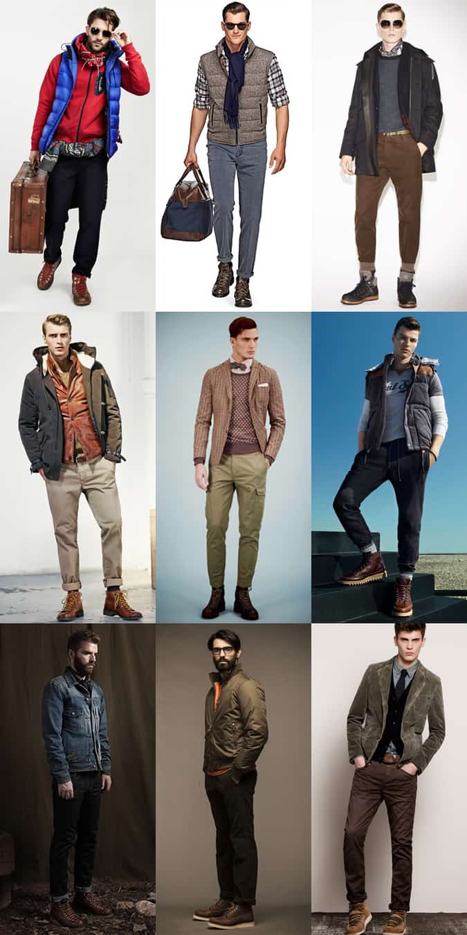 Men's Hiking Boots Outfit Inspiration Lookbook