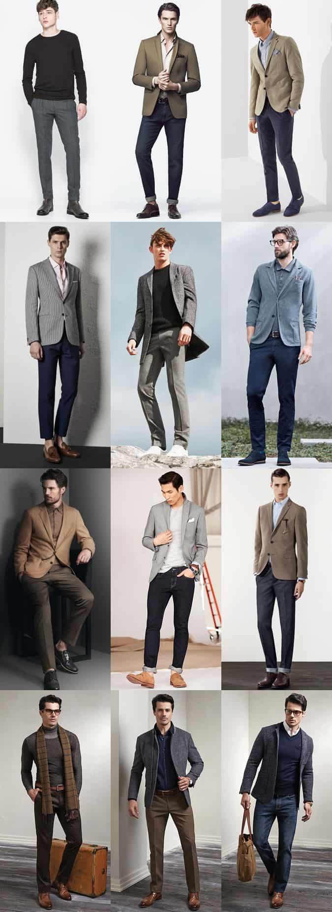 Men's Autumn/Winter Business-Casual Outfit Inspiration Lookbook - Trousers And Chinos