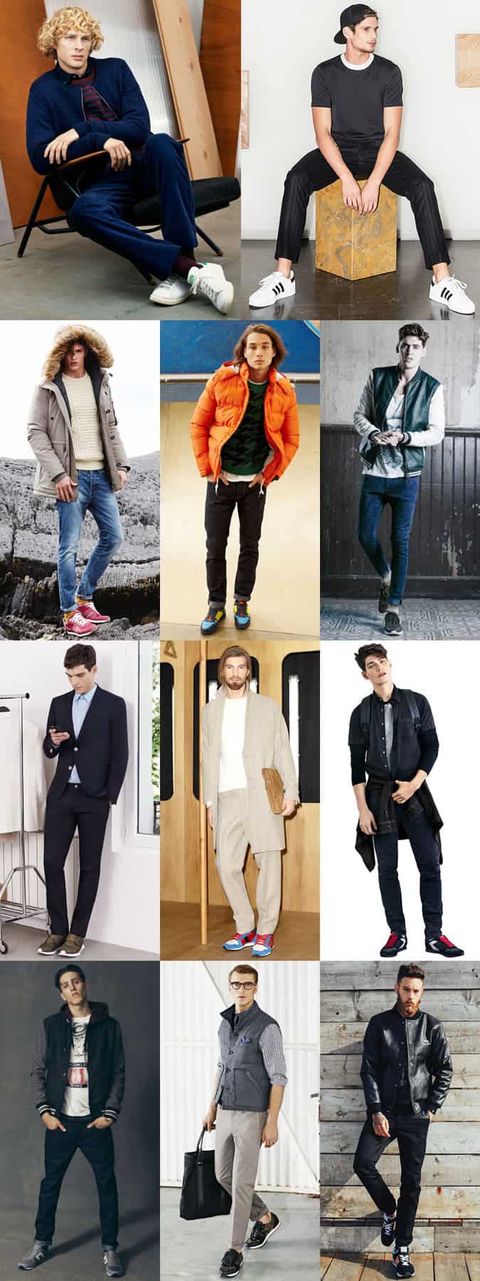 Men's Fashion Trainers Street Wear Outfit Inspiration Lookbook