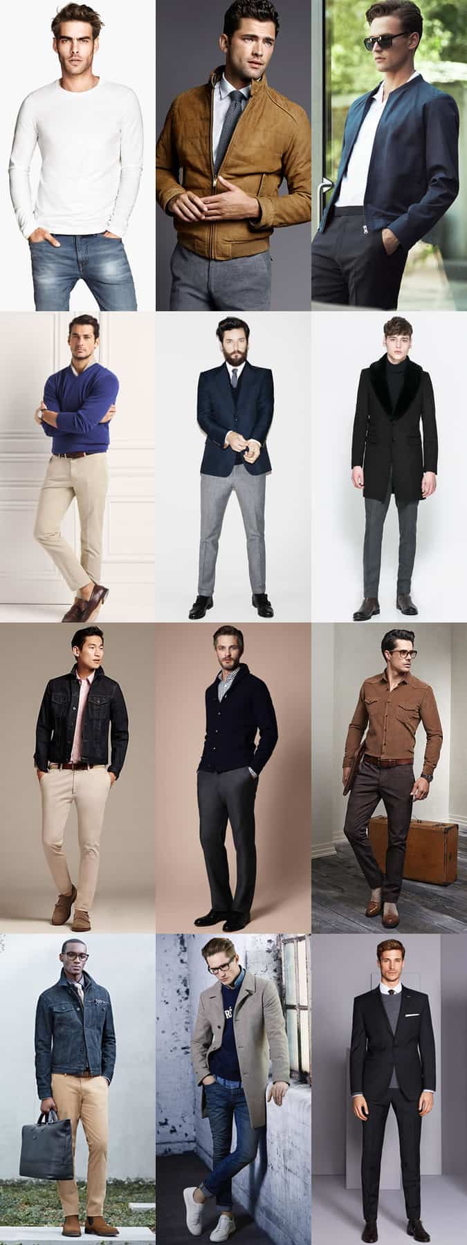 Men's Good Fitting Clothes Lookbook