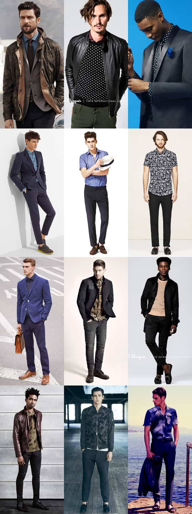 Men's Camo, Floral and Polka Dot Print Clothing - Timeless Outfit Inspiration Lookbook