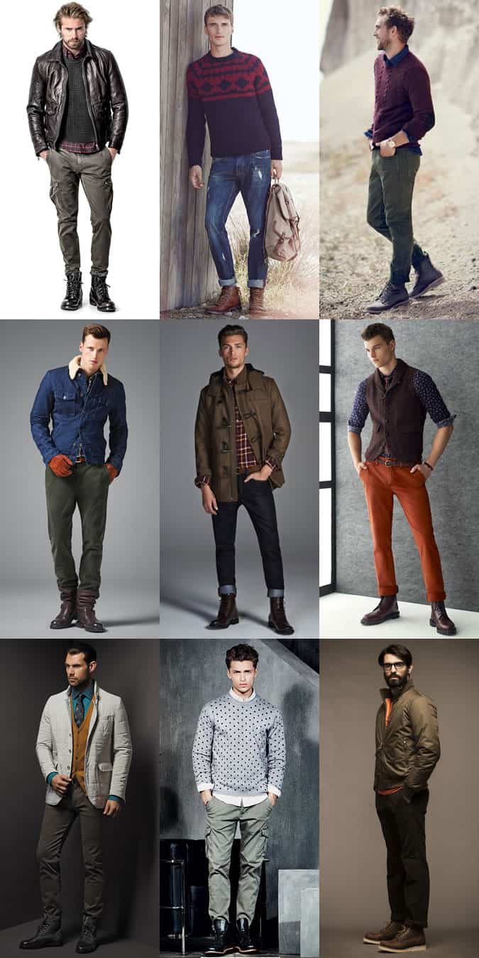Men's Chunky Boots and Soles - Winter Outfit Inspiration Lookbook