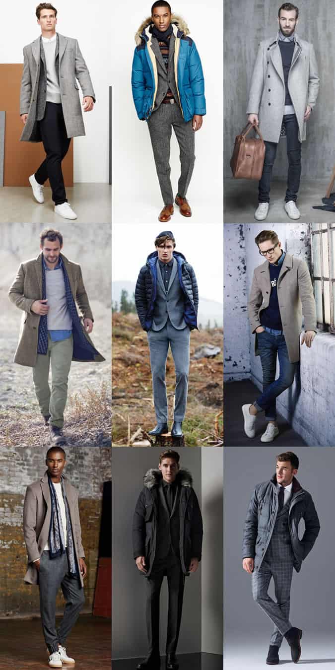 Men's Puffa/Parka Jackets With Suits and Overcoats With casual Wear Outfit Inspiration Lookbook