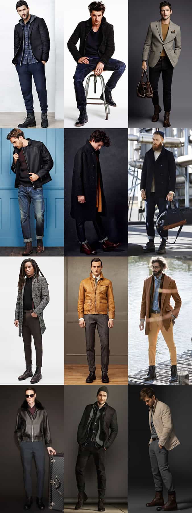 Men's Military Boots Outfit Inspiration Lookbook