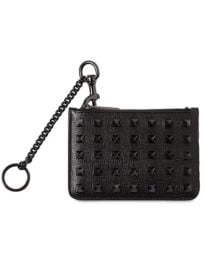 Valentino Garavani Ruthenio studs leather card case