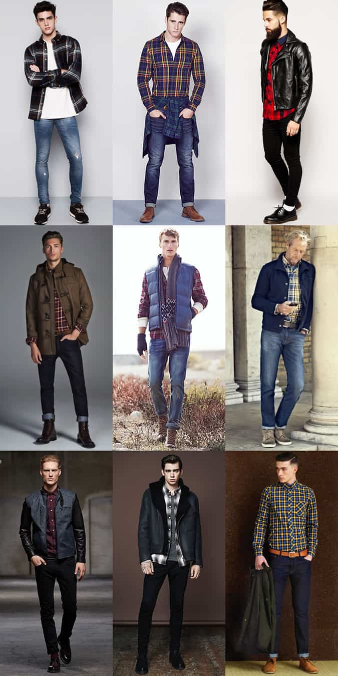 Men's Check Shirts - Casual Outfit Inspiration Lookbook
