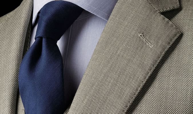 Birdseye Suit Fabric