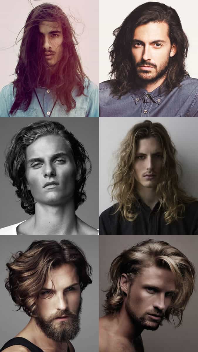 Men's Natural Looking Long Hairstyles