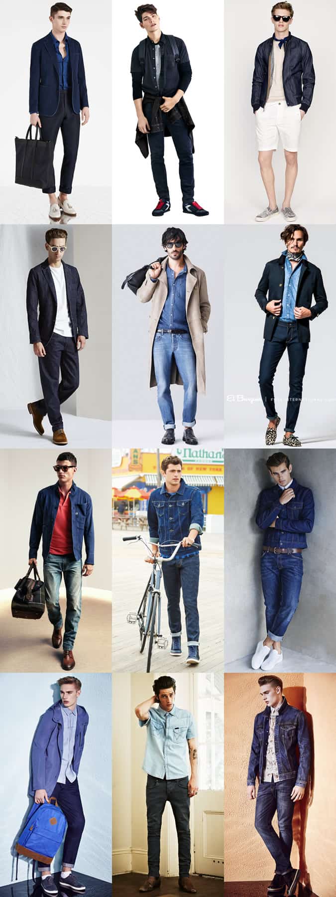 Men's Denim Outfit Inspiration Lookbook