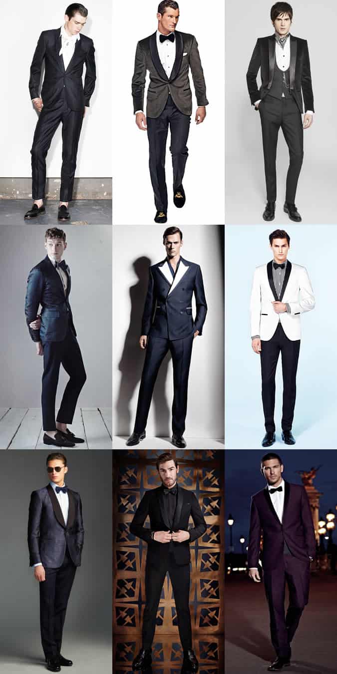 Men's Tuxedo/Dinner Suits - Modern/Unconventional Formal/Black Tie Outfit Inspiration Lookbook