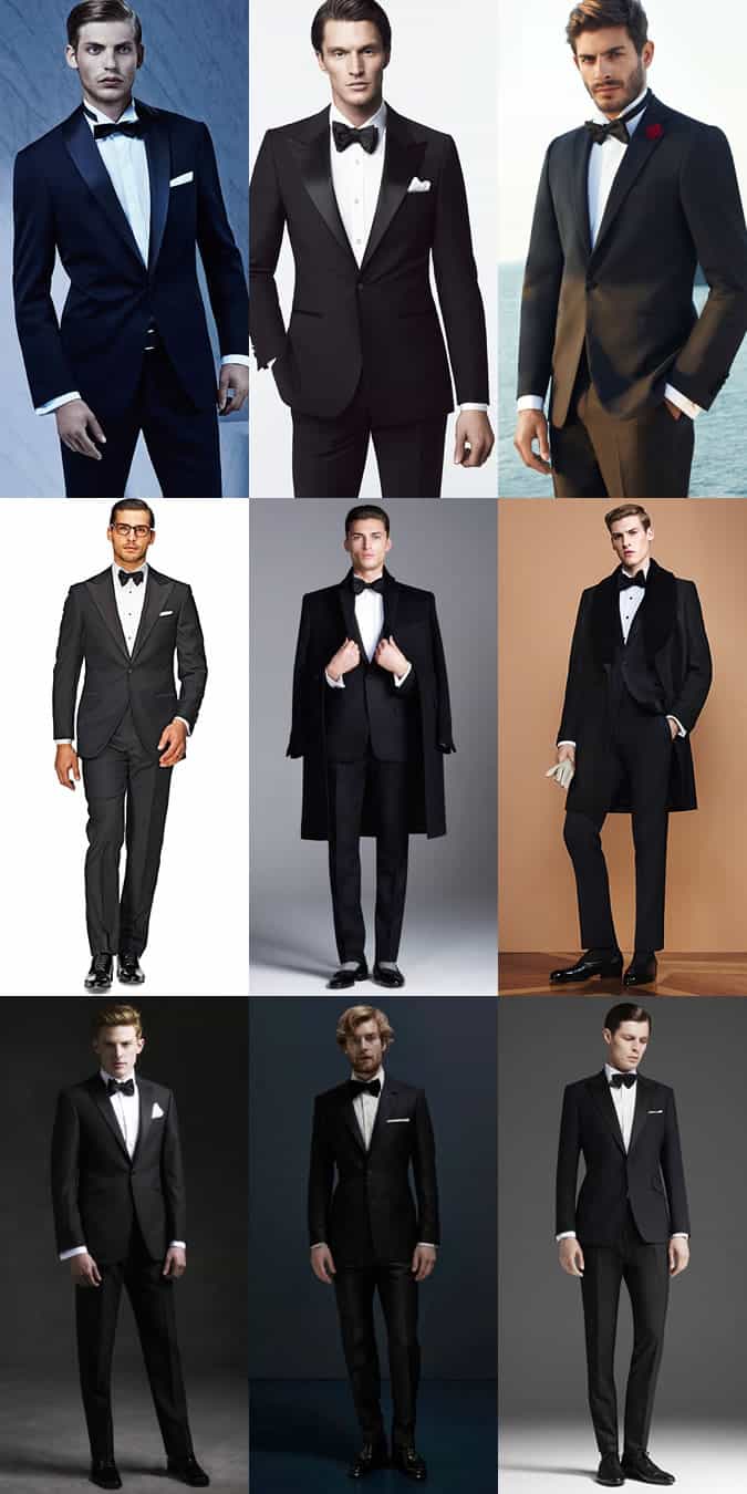 Men's Tuxedo/Dinner Suits - Classic Formal/Black Tie Outfit Inspiration Lookbook