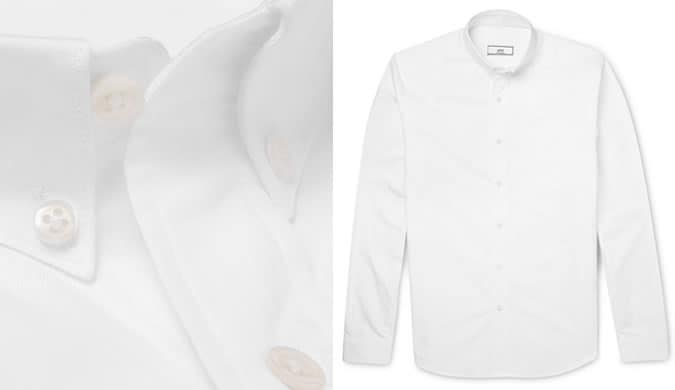 Ami Slim Button-Down Collar Shirt