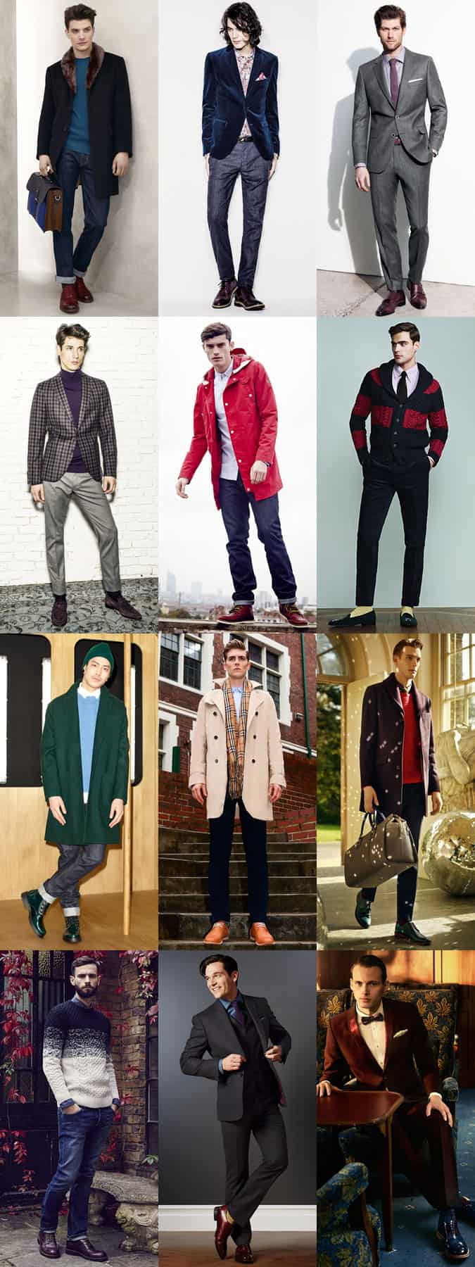 Men's Bold Coloured Footwear/Shoes/Trainers Outfit Inspiration Lookbook