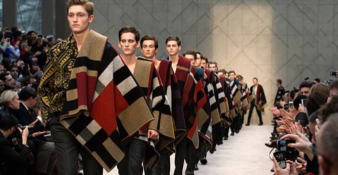 The Manket On The Burberry Runways