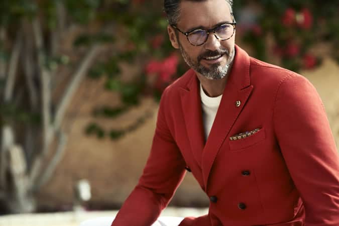 Men's Red Jackets and Clothing For Spring/Summer 2015