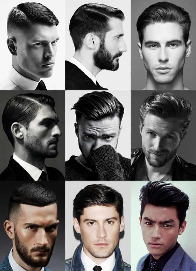 Men's High Shine Party Season Hairstyles