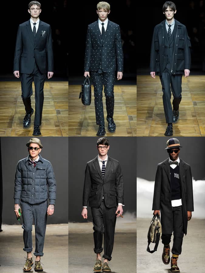 Men's Printed Shoes/Footwear On AW14 Runways At Dior Homme & Mark McNairy
