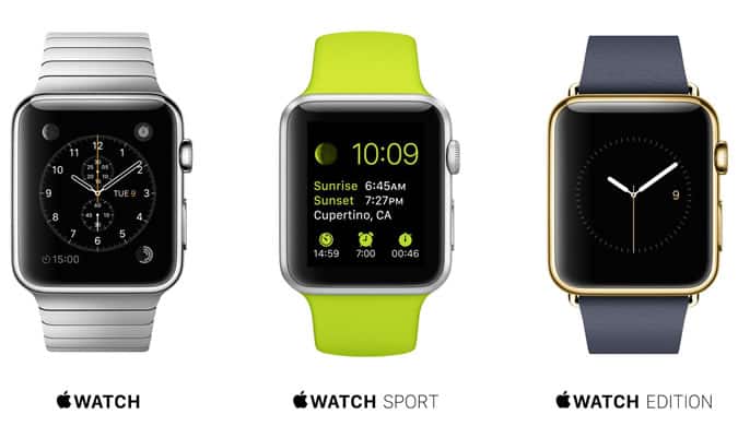 Apple Watch Ranges