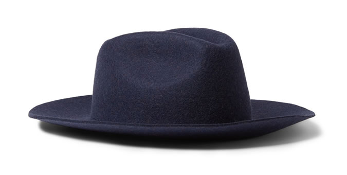 AMI WOOL-FELT FEDORA