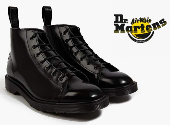 Dr Martens Brush Leather Bonail Boots