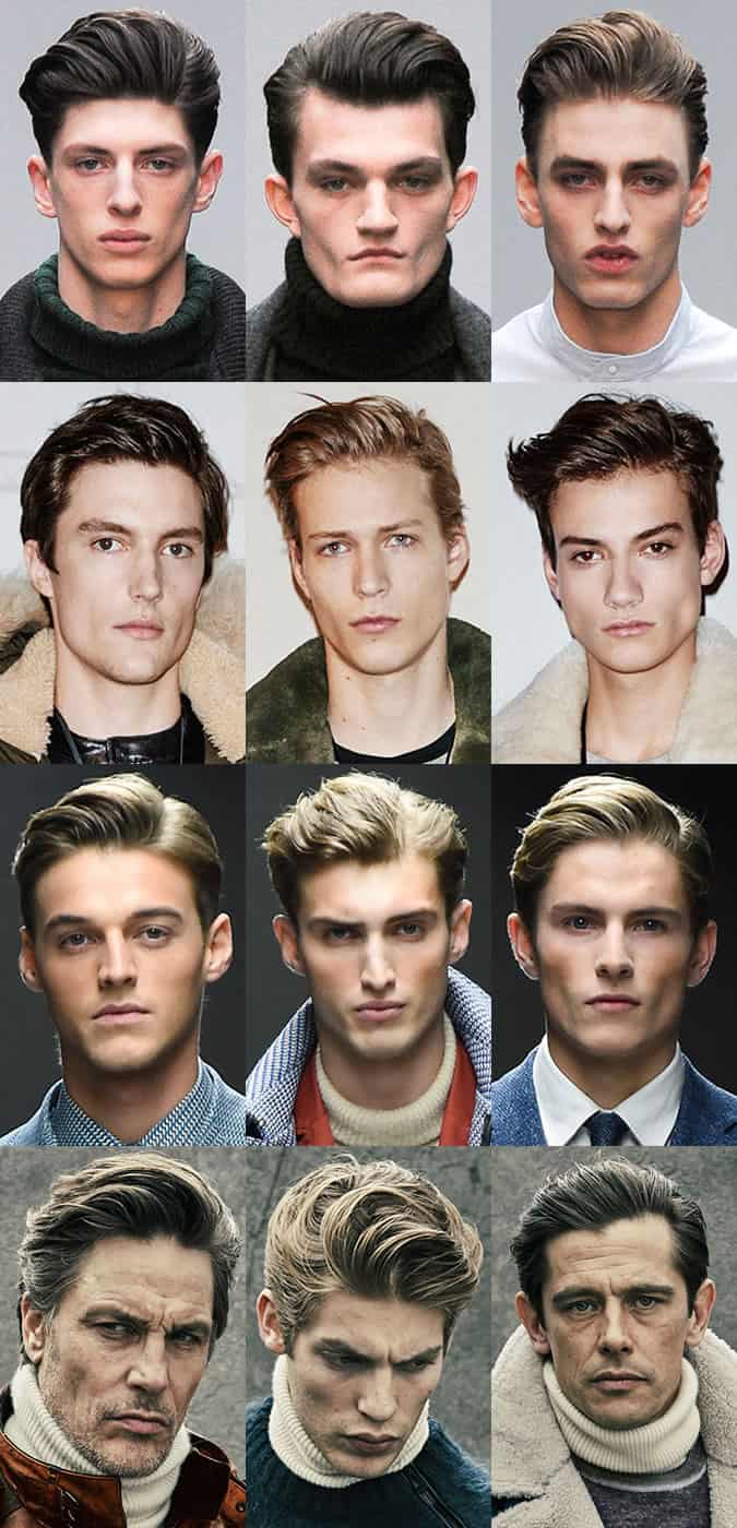 Men's Quiffs On The London Collections: Men Runways