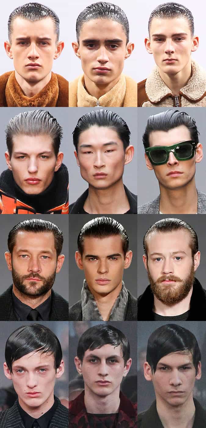 Slick and High Shine Hairstyles At London Collections: Men AW15