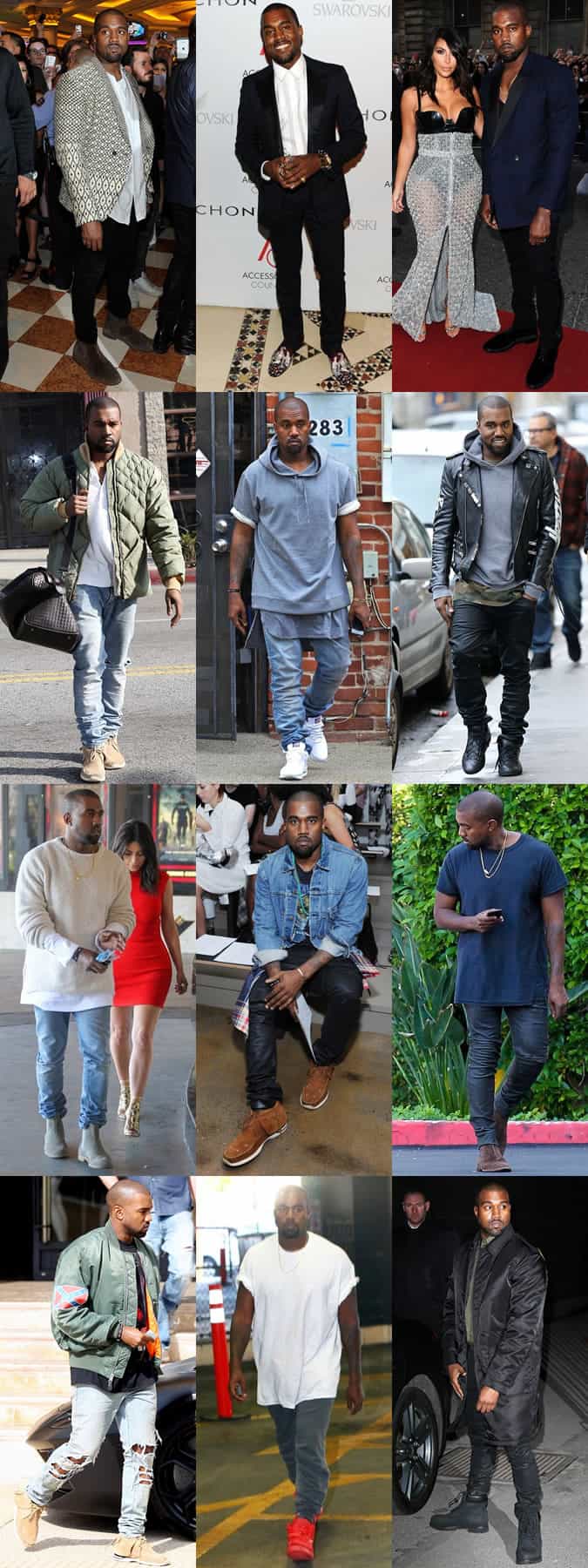 Kanye West Personal Style Lookbook
