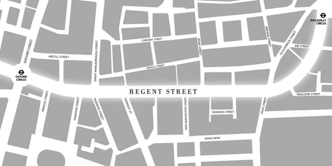 Regent Street Map