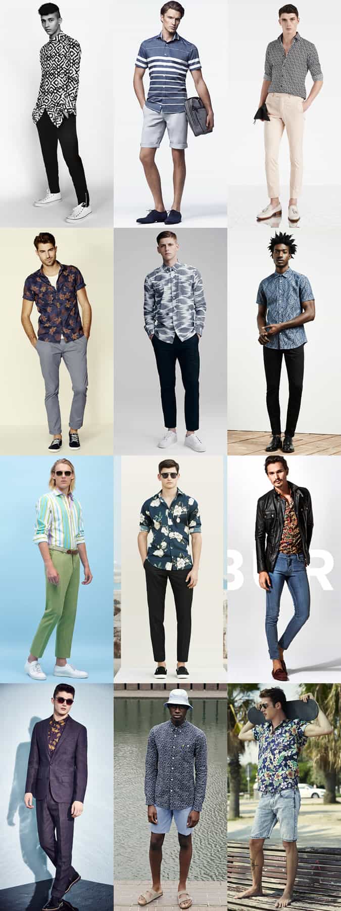 Men's Printed Shirts - Spring/Summer Outfit Inspiration Lookbook