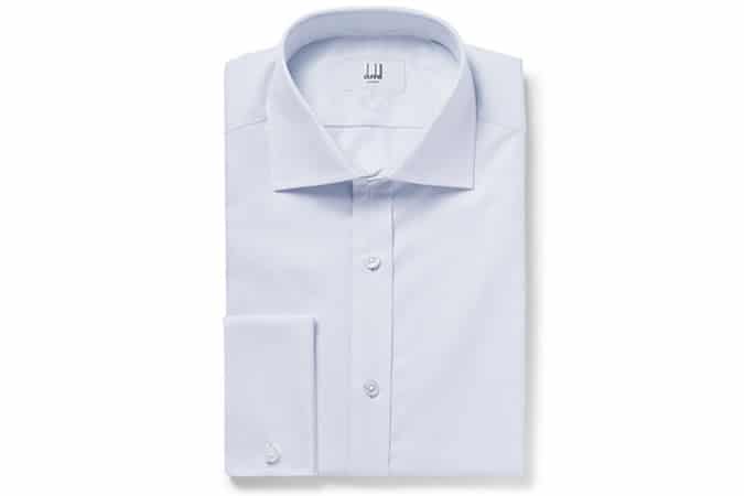 Alfred Dunhill Blue Checked Cotton Shirt
