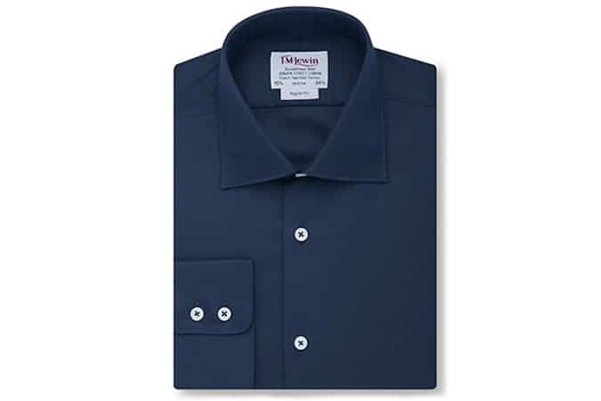 T.M. Lewin Limited Edition Navy Twill Shirt