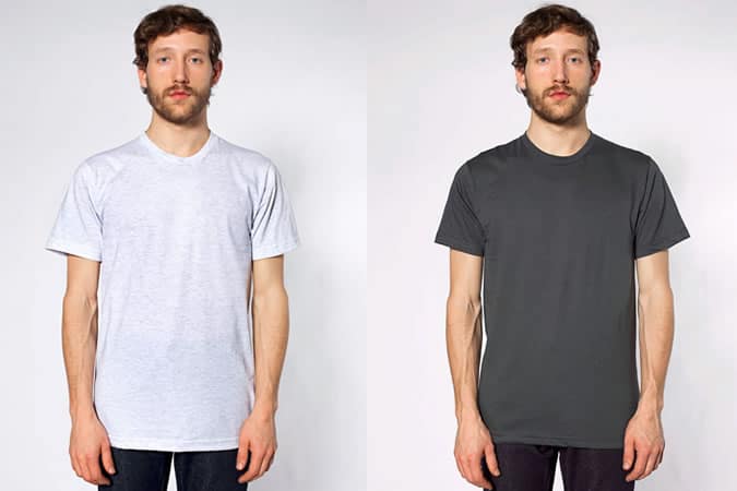 American Apparel Fine Jersey Short Sleeve T-Shirts