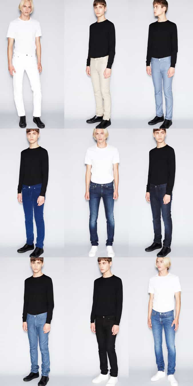 Men's Acne Studios Jeans Lookbook