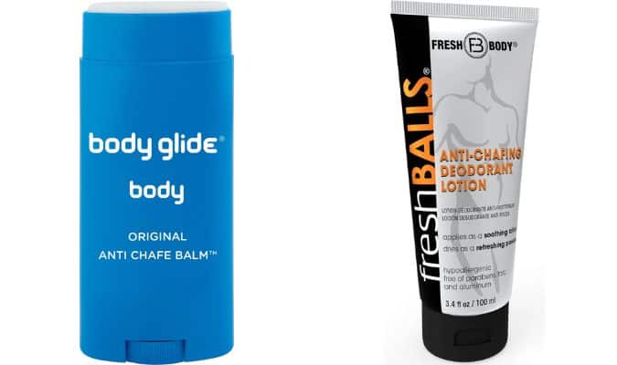 Prevent Chaffing - Lanacane Anti-Chafing Gel & Below The Belt Sports Lubricant