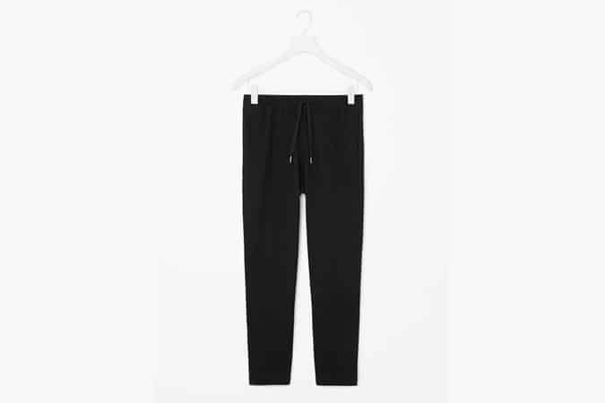 TWILL DRAWSTRING TROUSERS