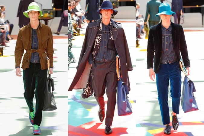 Denim On The SS15 Menswear Runway At Burberry Prorsum