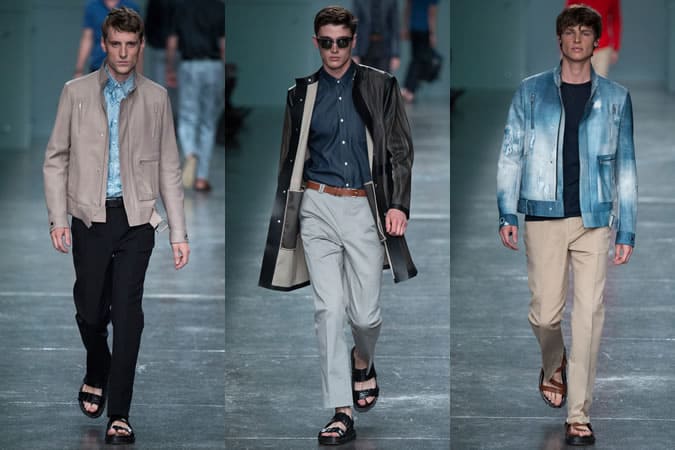 Denim On The SS15 Menswear Runway At Fendi