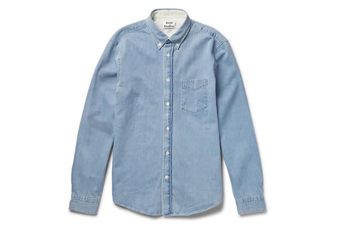 Acne Studios Isherwood Washed Denim Shirt