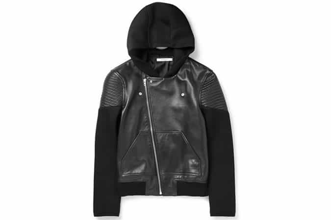 Givenchy Hooded Leather Jacket